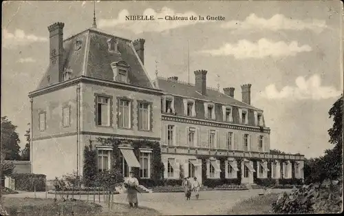 Ak Nibelle Loiret, Chateau de la Guette