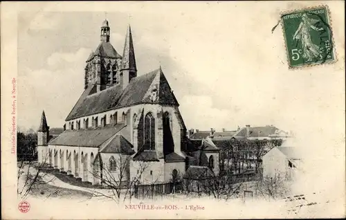 Ak Neuville aux Bois Loiret, L'Eglise