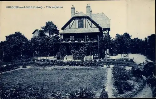 Ak Ouzouer sur Loire Loiret, Villa de Jolivet