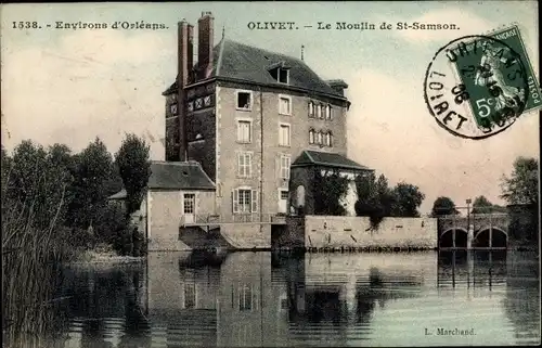 Ak Olivet Loiret, Le Moulin de St. Samson