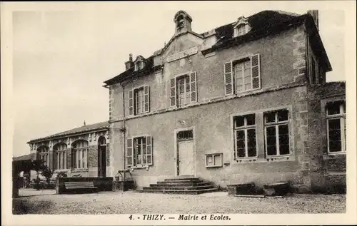 Ak Thizy Yonne, Mairie, Ecoles