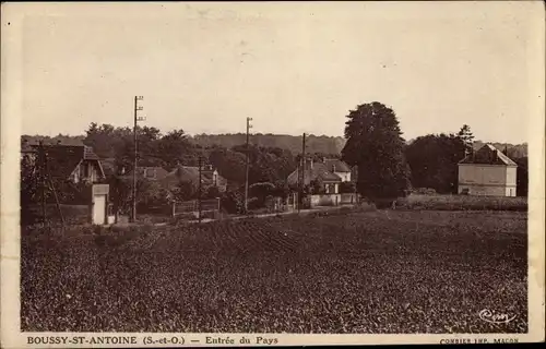 Ak Boussy Saint Antoine Essonne, Entree du Pays