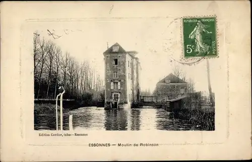 Ak Essonnes Essonne, Moulin de Robinson