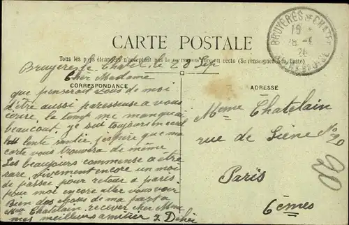 Ak Bruyères le Châtel Essonne, Chateau d'Arny