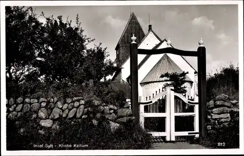 Ak Keitum auf Sylt, Kirche