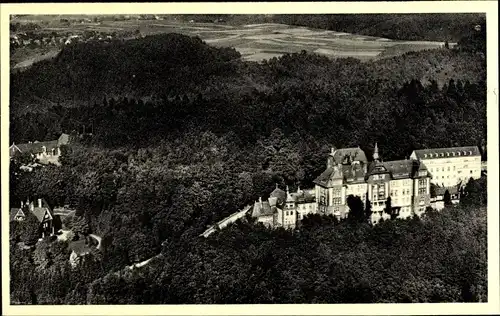 Ak Rosbach Windeck Sieg, Fliegeraufnahme, Sanatorium, Umgebung