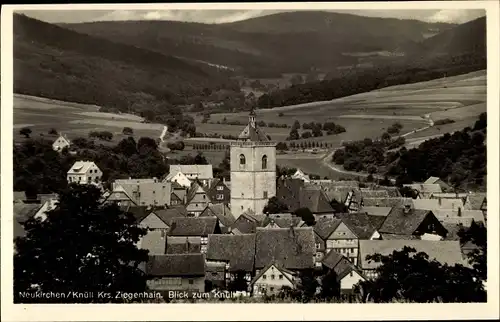 Ak Neukirchen am Knüll Hessen, Panorama, Vogelschau, Knüll