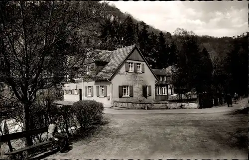 Ak Jugenheim an der Bergstrasse Hessen, Café Waldfrieden