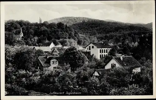 Ak Jugenheim an der Bergstrasse Hessen, Teilansicht