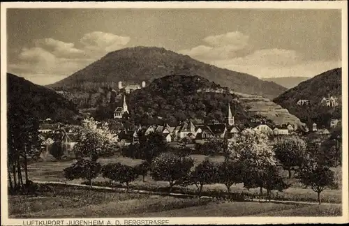 Ak Jugenheim an der Bergstraße, Panorama