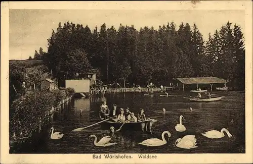 Ak Bad Wörishofen im Unterallgäu, Waldsee