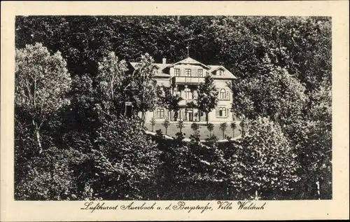 Ak Auerbach Bensheim an der Bergstraße Hessen, Villa Waldruh