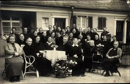 Foto Ak Bensheim an der Bergstraße Hessen, Gruppenportrait