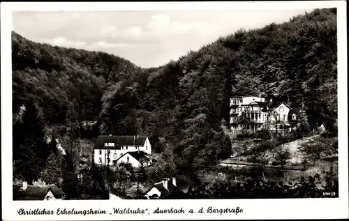 Ak Auerbach Bensheim an der Bergstraße Hessen, Christl. Erholungsheim Waldruhe