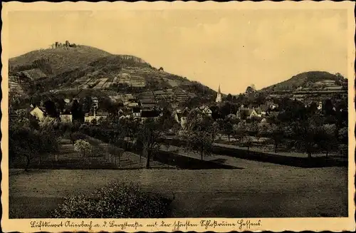 Ak Auerbach Bensheim an der Bergstraße Hessen, Panorama