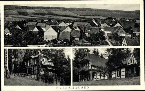 Ak Eyershausen Freden an der Leine, Totale, Marilisekenburg, Haus Ingeborg