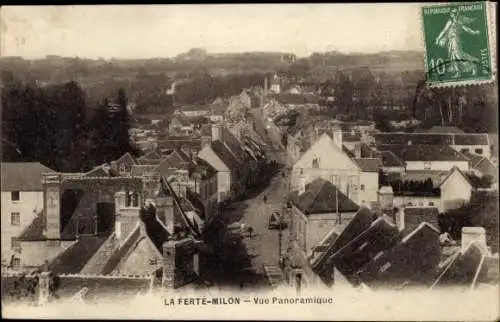 Ak La Ferté Milon Aisne, Vue Panoramique