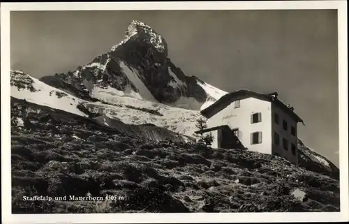 Ak Zermatt Kanton Wallis, Matterhorn, Staffelalp