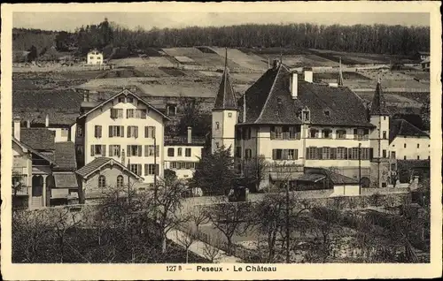 Ak Peseux Kanton Neuenburg Neuchâtel, Le Chateau