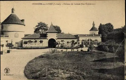 Ak Ouzouer sur Loire Loiret, Chateau de Lormes