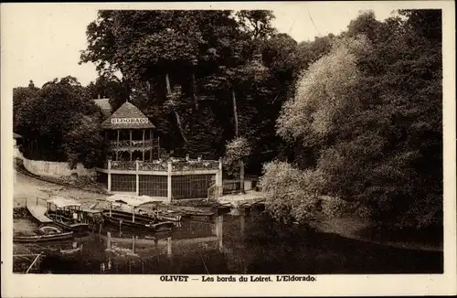 Ak Olivet Loiret, Les bords du Loiret, L'Eldorado