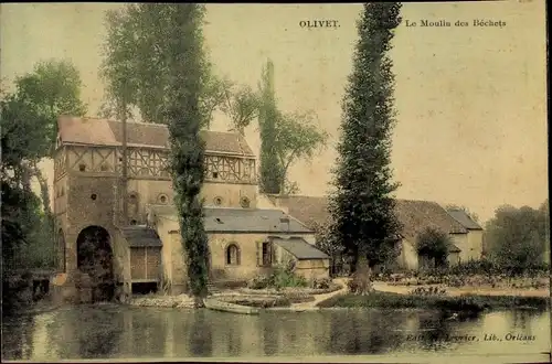 Ak Olivet Loiret, Le Moulin des Bechets