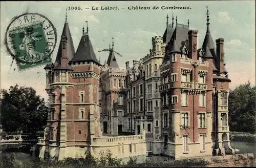 Ak Combreux Loiret, Le Chateau
