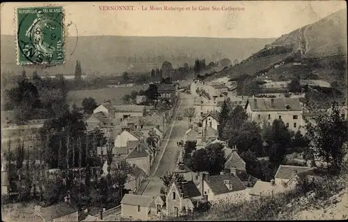 Ak Vernonnet Eure, Le Mont Roberge, La Cote Sainte Catherine