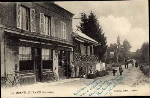 Ak Le Mesnil Durand Livarot Pays d’Auge Calvados, Gasthaus, Post