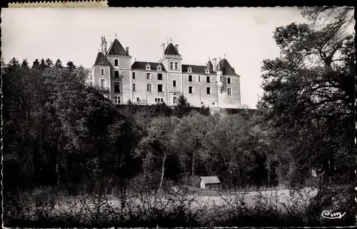 Ak Béruges Vienne, Le Chateau