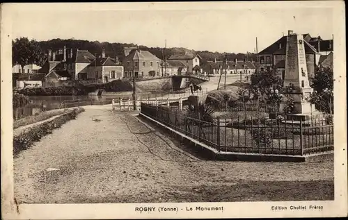 Ak Rogny Yonne, Le Monument