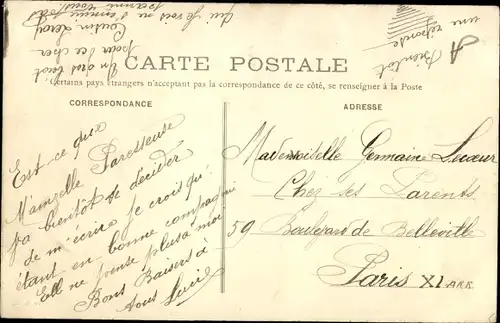 Ak Nanteuil lès Meaux Seine et Marne, Vue prise Rue de la Poste