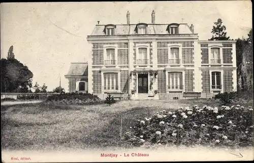 Ak Montjay Seine et Marne, Le Chateau