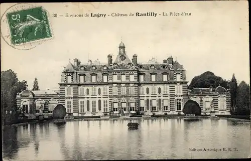 Ak Bussy Saint Martin Seine et Marne, Chateau de Rantilly