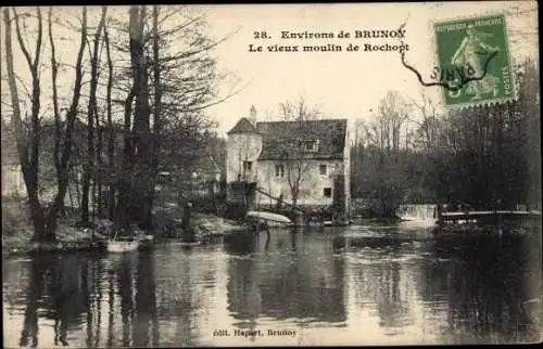 Ak Brunoy Essonne, Le vieux moulin de Rochopt