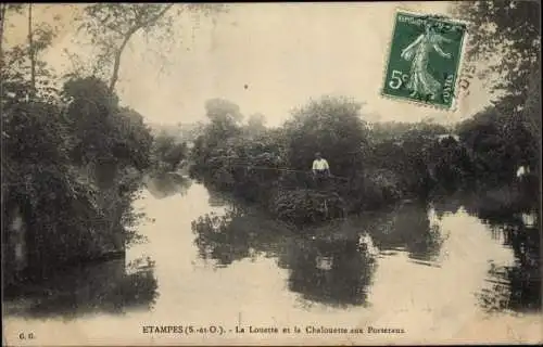 Ak Etampes Essonne, La Louette, La Chalouette aux Porteraux