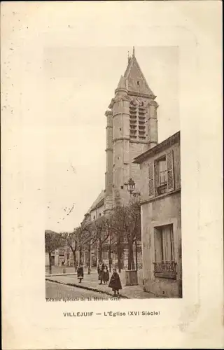 Ak Villejuif Val de Marne, L'Eglise