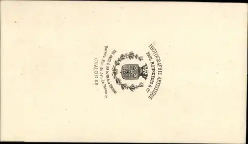 CdV Französischer Soldat, Dritte Republik, Uniform, Standportrait, Degen