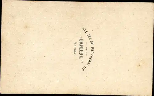 CdV Belgischer Soldat, Uniform, Standportrait, Degen