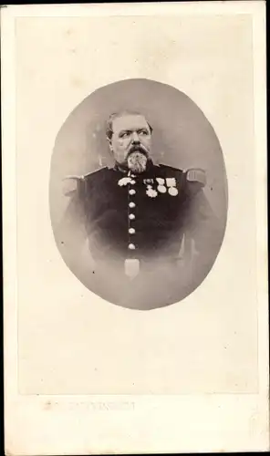 CdV Soldat, Uniform, Orden, Epaulette, Portrait