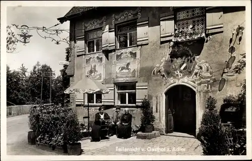 Ak Großholzleute Isny im Allgäu, Gasthof zum Adler