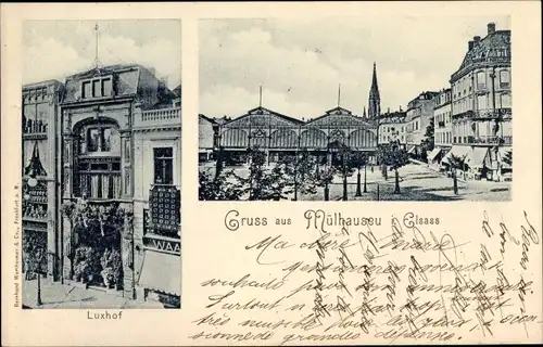 Ak Mulhouse Mülhausen Elsass Haut Rhin, Luxhof