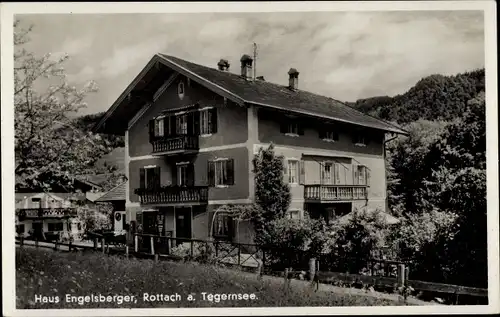 Ak Rottach Egern in Oberbayern, Haus Engelsberger