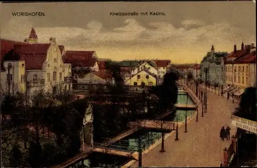 Ak Bad Wörishofen im Unterallgäu, Kneippstraße, Kasino