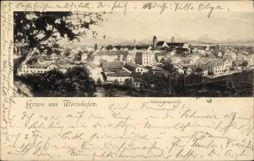 Ak Bad Wörishofen im Unterallgäu, Gesamtansicht
