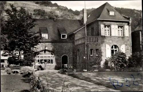 Ak Assmannshausen Rüdesheim am Rhein, Schrupp´s Kaffee am Rhein