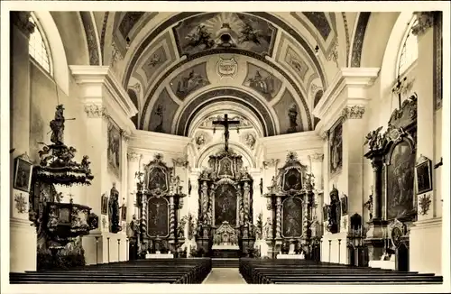 Ak Ruhpolding in Oberbayern, Kath. Pfarrkirche St. Georg