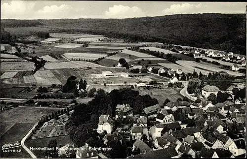 Ak Bad Soden Salmünster in Hessen, Fliegeraufnahme