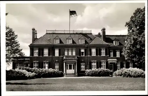 Ak Travemünde Lübeck, Kneipp u. Schroth Kur Hotel, Schloss Warnsdorf