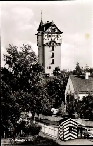 Ak Grafenwöhr in Bayern, Truppenübungsplatz, Wasserturm